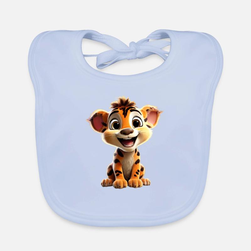 Merry Lion Cub Organic Baby Bibs