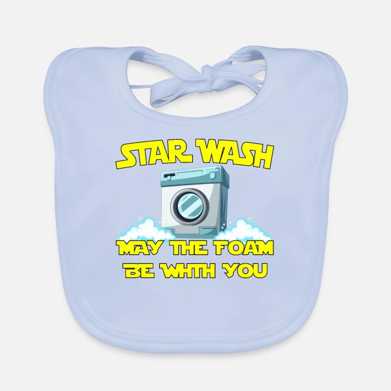 Star Wash - que la mousse soit avec vous Bavoir bio Bébé