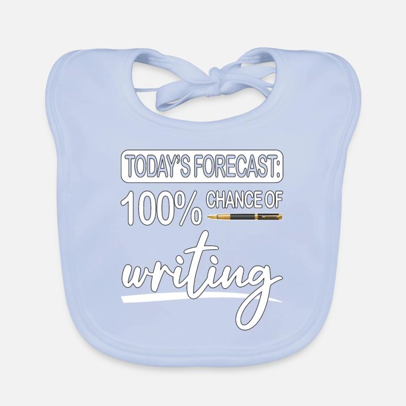 Author Journalist Teacher Writing Content Creator Organic Baby Bibs