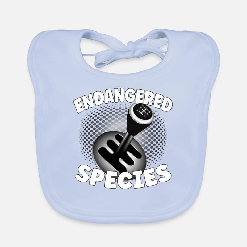Endangered Species - Engine Combustion Design Organic Baby Bibs