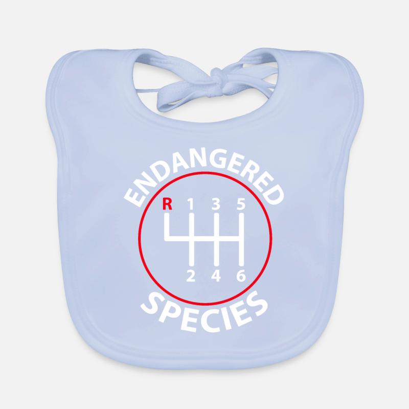 Endangered Species - Engine Combustion Design Organic Baby Bibs