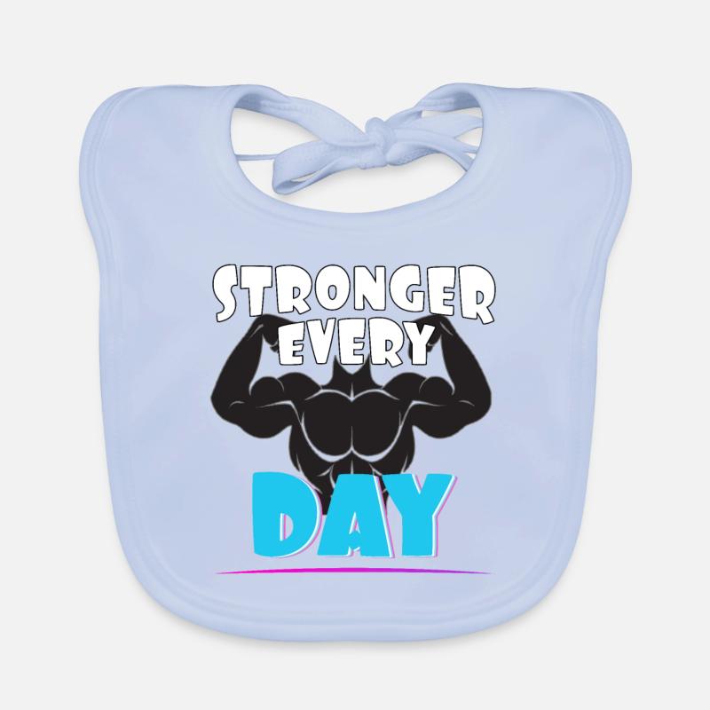Stronger every day Baby Bio-Lätzchen