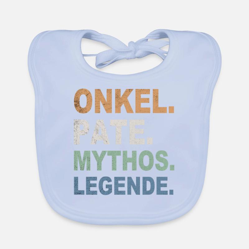 Onkel Pate Mythos Legende Baby Bio-Lätzchen