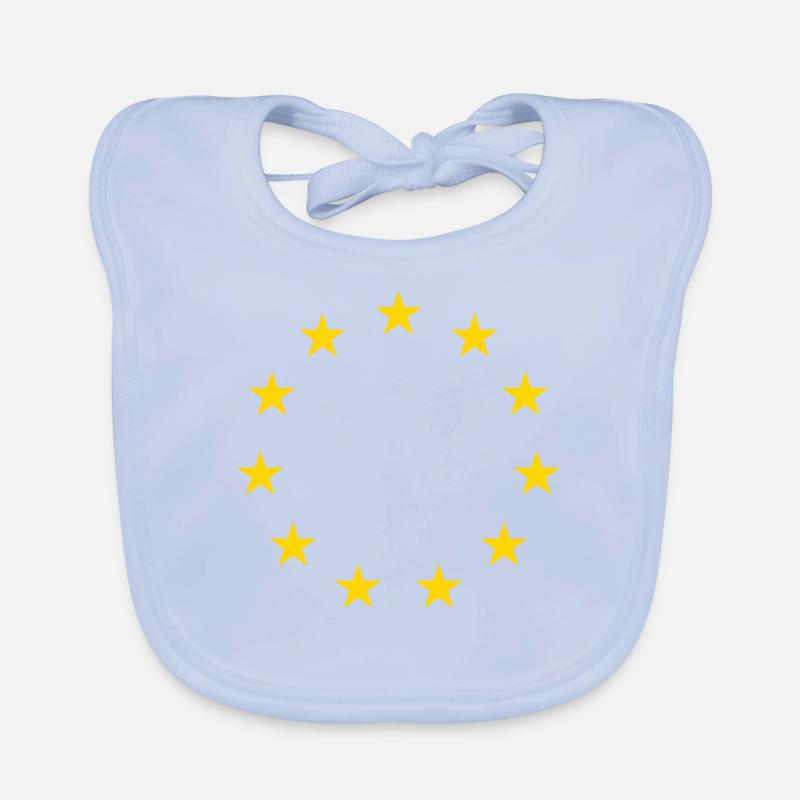 Pro EU Flagge Europa Baby Bio-Lätzchen