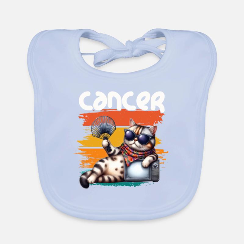 Zodiaque - Sternzeichen - Cancer - Krebs Bavoir bio Bébé