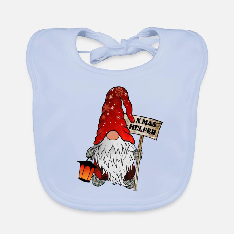 Helper Gnome Gnome de Noël Bavoir bio Bébé