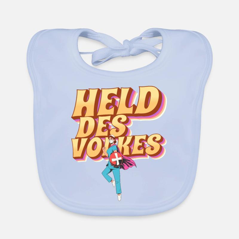 Héros du peuple Bavoir bio Bébé