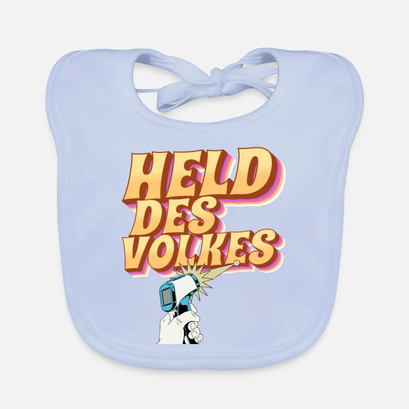 Héros du peuple Bavoir bio Bébé