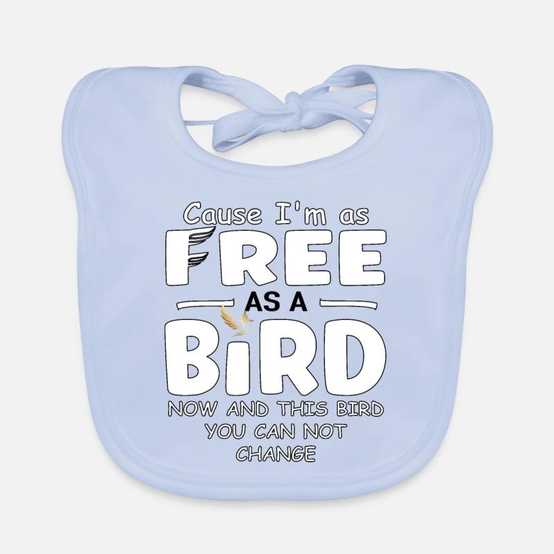 Libre comme un oiseau : un immuable Bavoir bio Bébé