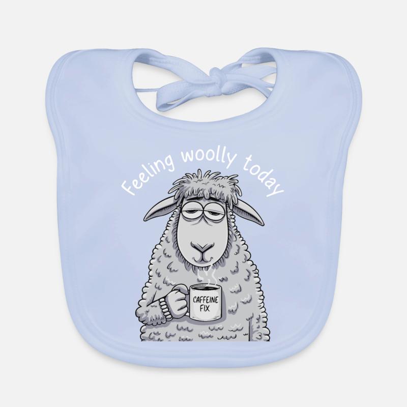 Feeling Woolly today Baby Bio-Lätzchen