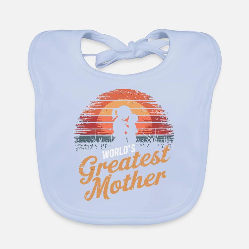 La meilleure mère du monde Bavoir bio Bébé