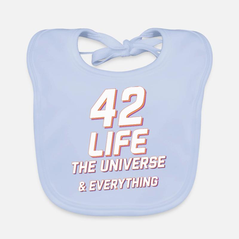 Life Universe Everything 42 answers Organic Baby Bibs