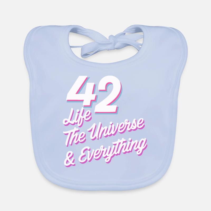 Life Universe Everything 42 answers Organic Baby Bibs