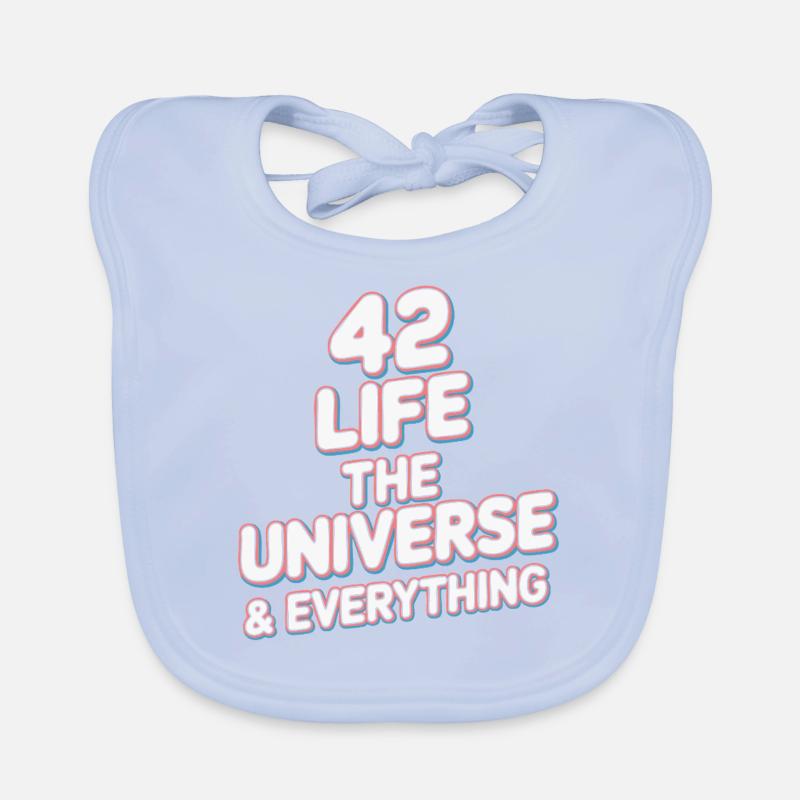 Life Universe Everything 42 answers Organic Baby Bibs