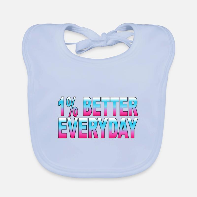 1% better every day Baby Bio-Lätzchen