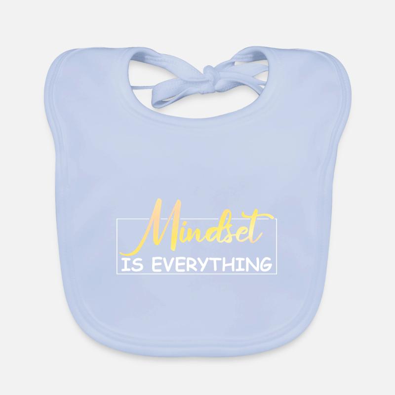 Mindset is everything Baby Bio-Lätzchen