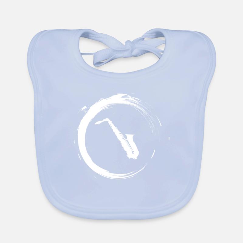 saxophone Bavoir bio Bébé
