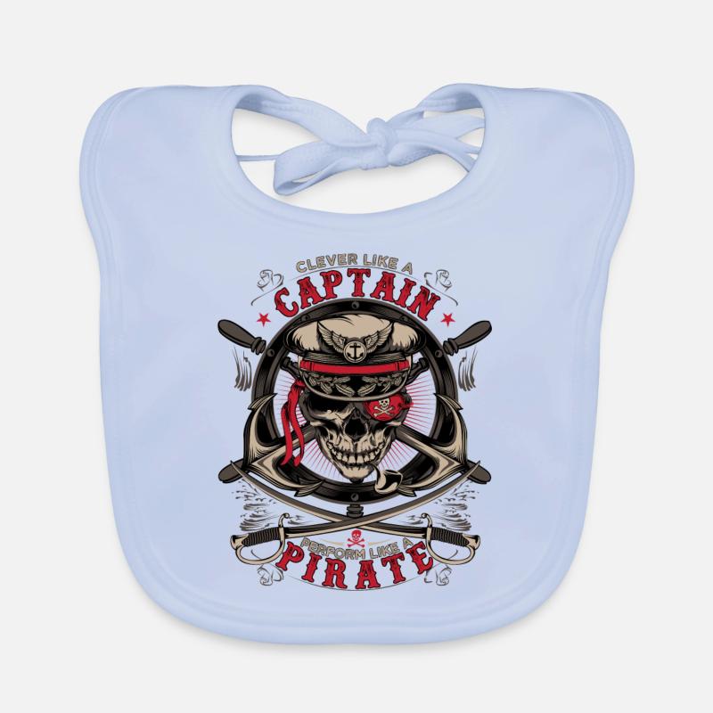 capitaine pirate Bavoir bio Bébé