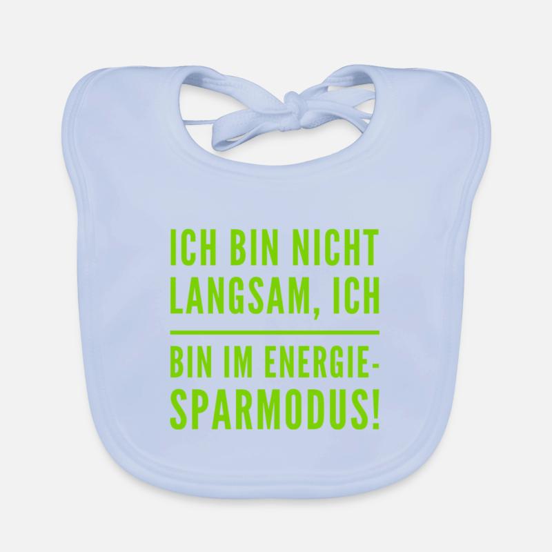 ich bin nicht langsam Baby Bio-Lätzchen
