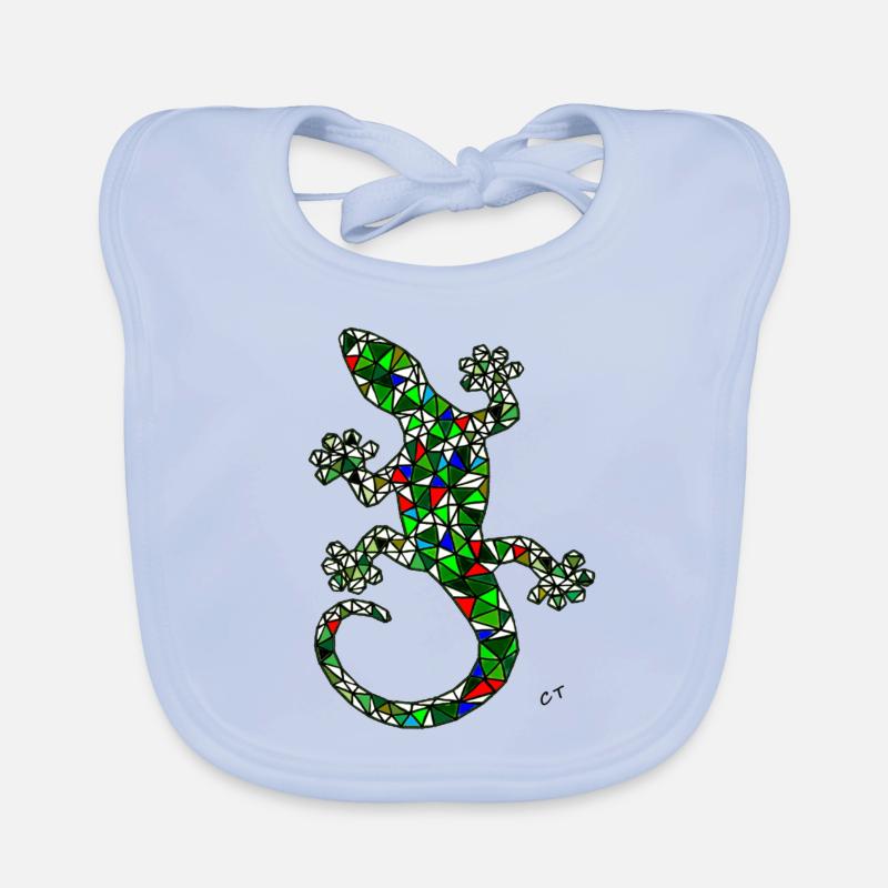 Eidechse Baby Bio-Lätzchen