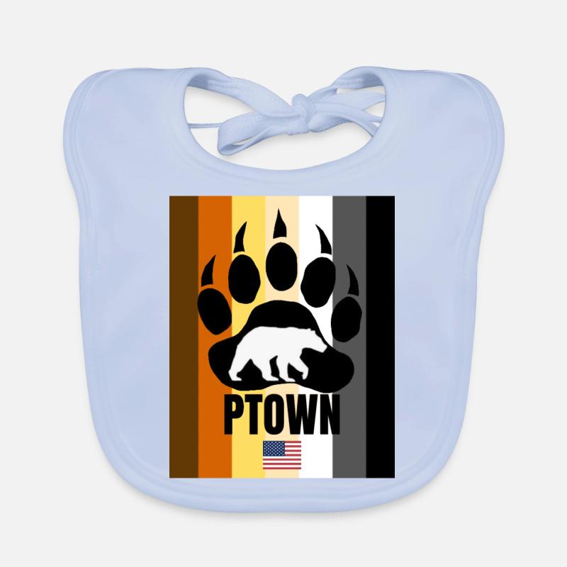 Ptown bear Organic Baby Bibs