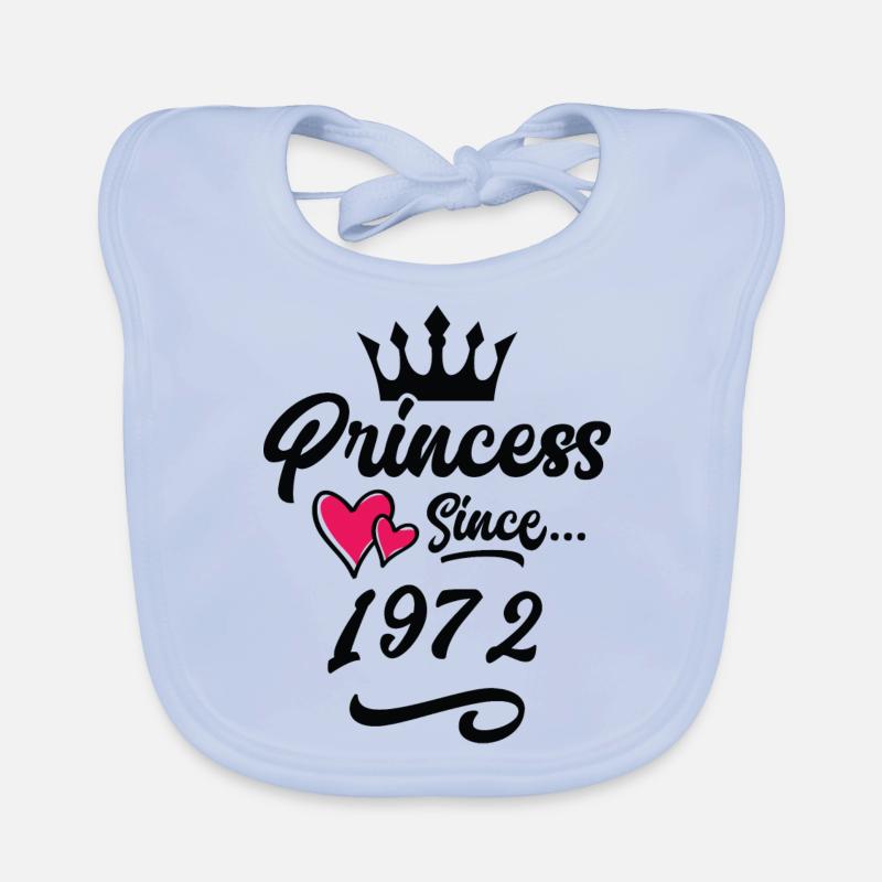 1972 Anniversaire de la princesse Bavoir bio Bébé