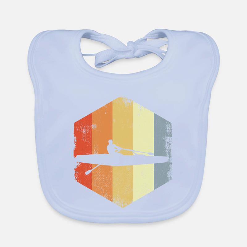 Skulls Rower Organic Baby Bibs