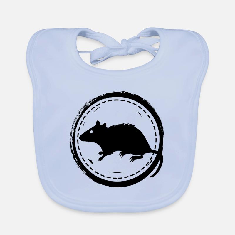 Rat - Rongeur Bavoir bio Bébé