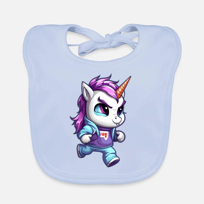 Grim Unicorn Design - Mystical Magic Bavoir bio Bébé
