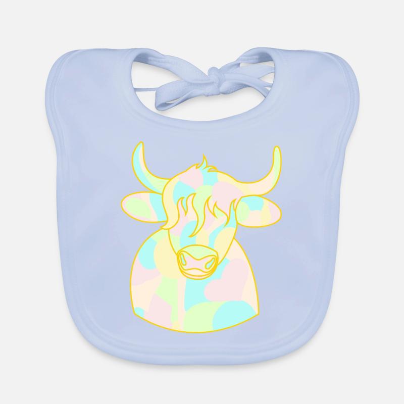 Opal Cuddle Bull Organic Baby Bibs