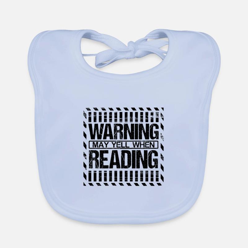 Reader Gift Book Lover Gift May Yell When Reading Organic Baby Bibs