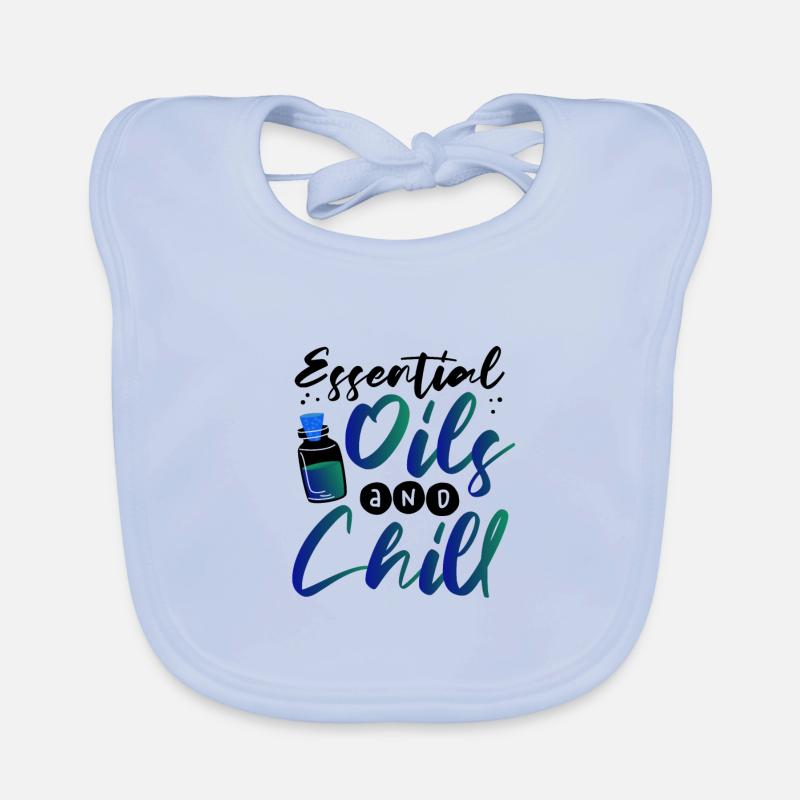 Essential Oils and Chill Essential Oil Organic Baby Bibs