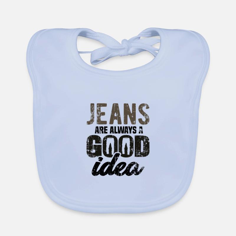 Keep it Casual Jeans Always a Good Idea Favorite Organic Baby Bibs