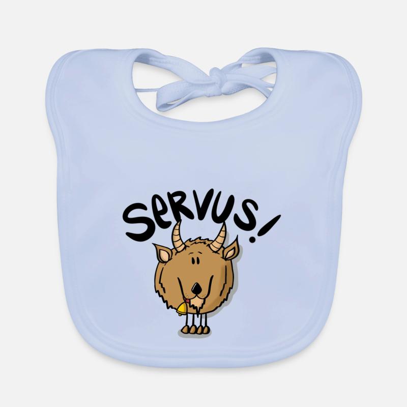 Ziege Servus Baby Bio-Lätzchen