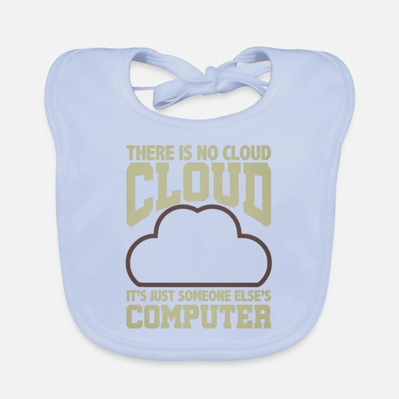 Computer Humor Keine Cloud Der Computer eines anderen Baby Bio-Lätzchen