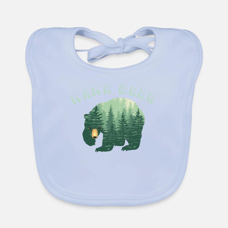Wald Mama Bär für Mama Mama Mutter Baby Bio-Lätzchen