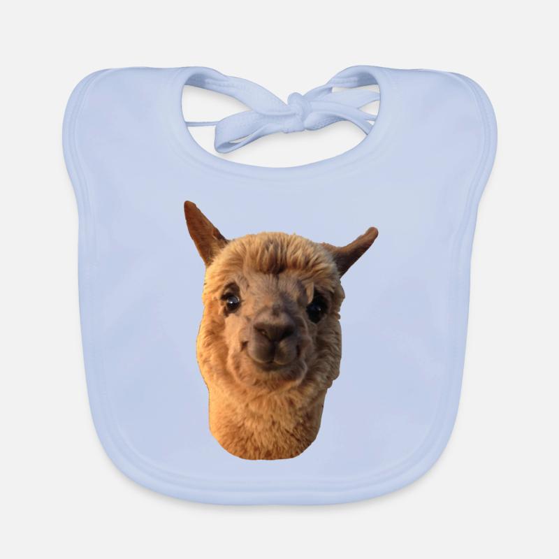 Simona unser Smiling Alpaca Baby Bio-Lätzchen