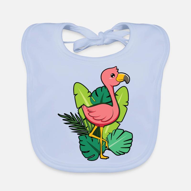 Flamingo Bavoir bio Bébé