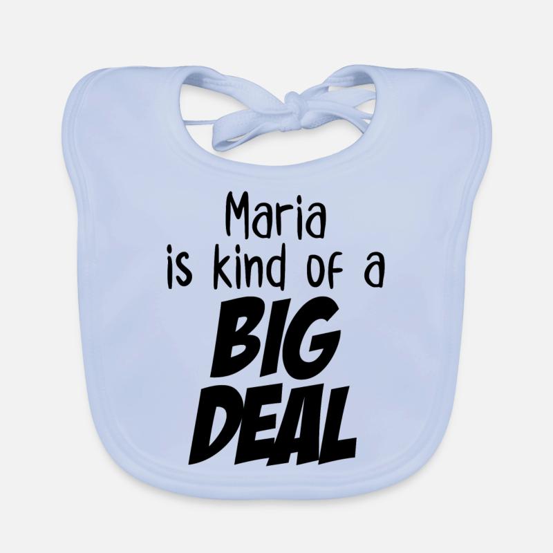 Maria est une sorte de grosse affaire Bavoir bio Bébé