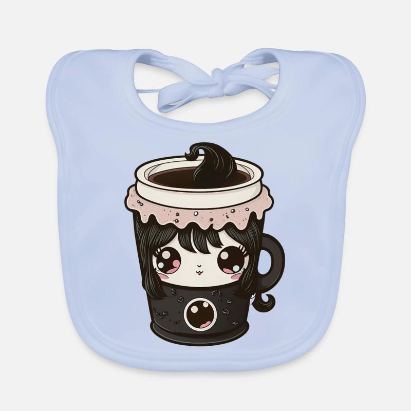 Goth Coffee Mug - Kawaii Organic Baby Bibs