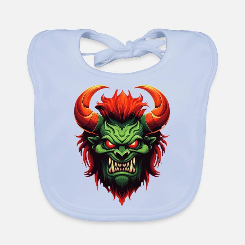 Créature maléfique Bavoir bio Bébé