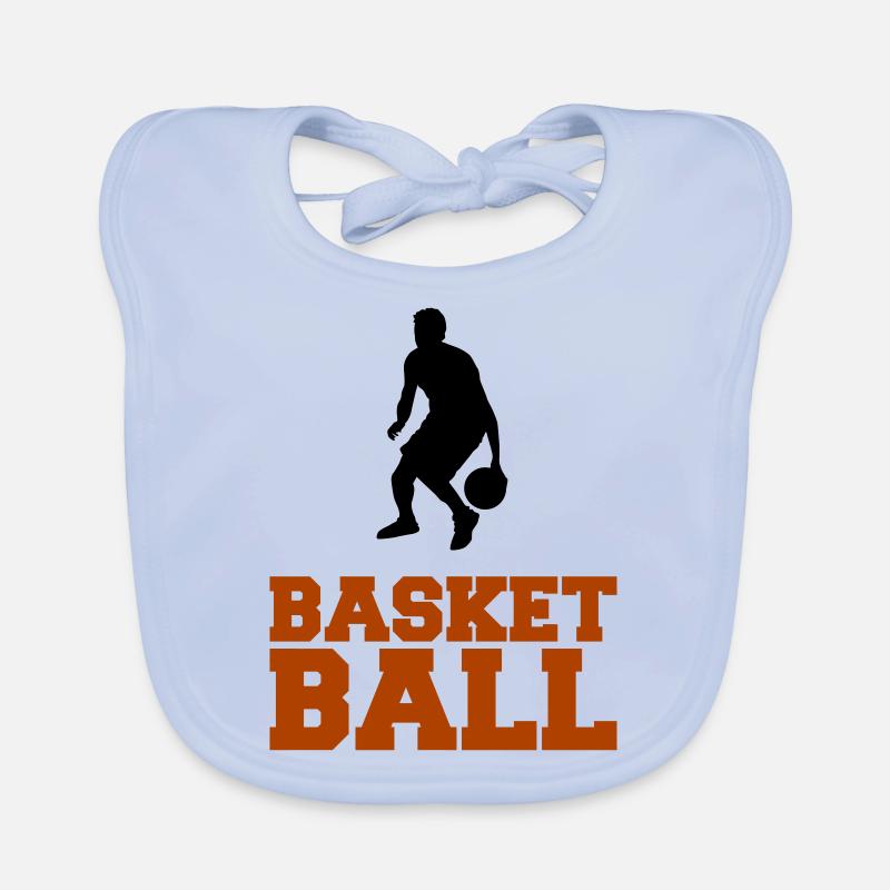 basketball Organic Baby Bibs