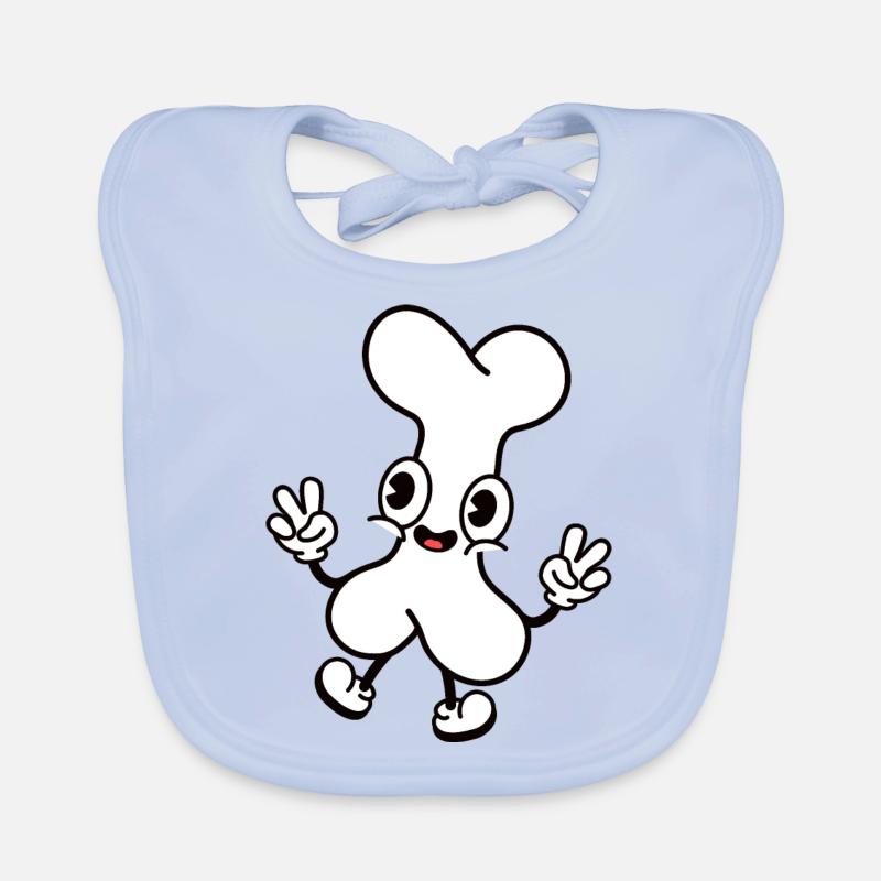 Personnage de bande dessinée Bone Bavoir bio Bébé