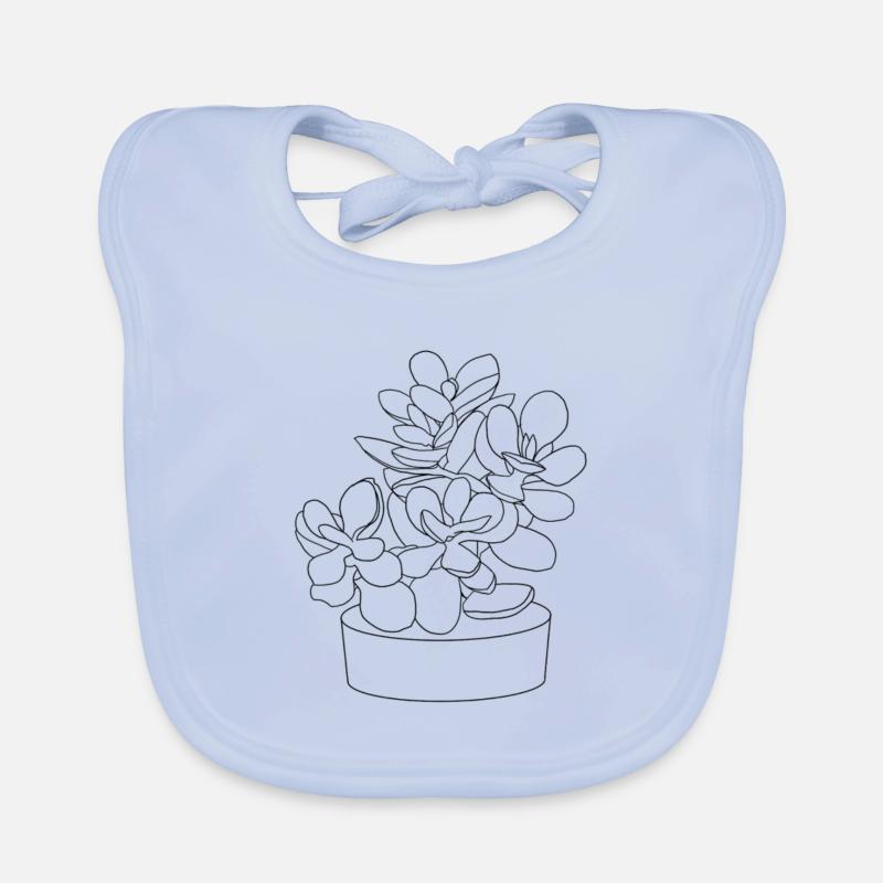 Planter - Bavoir bio Bébé - bleu ciel