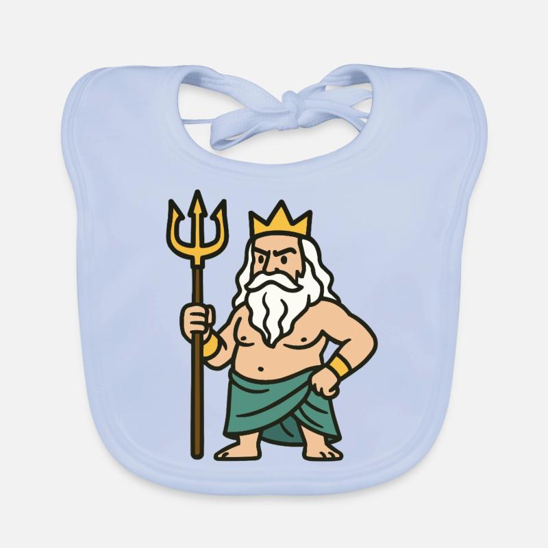 poseidon comic Baby Bio-Lätzchen