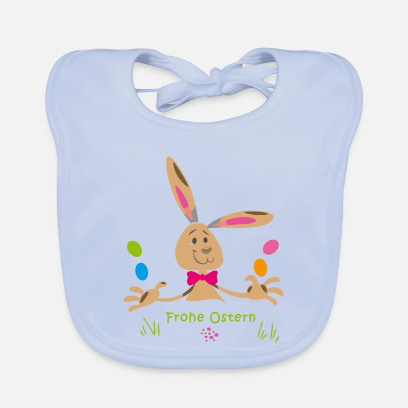 frohe Ostern Baby Bio-Lätzchen