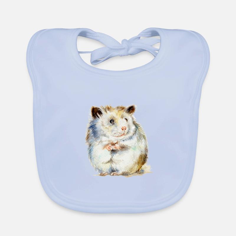 HAMSTER - der Hamster Baby Bio-Lätzchen