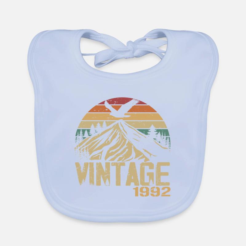 Vintage 1992 Cadeau Anniversaire 1992 Retro 1992 Bavoir bio Bébé