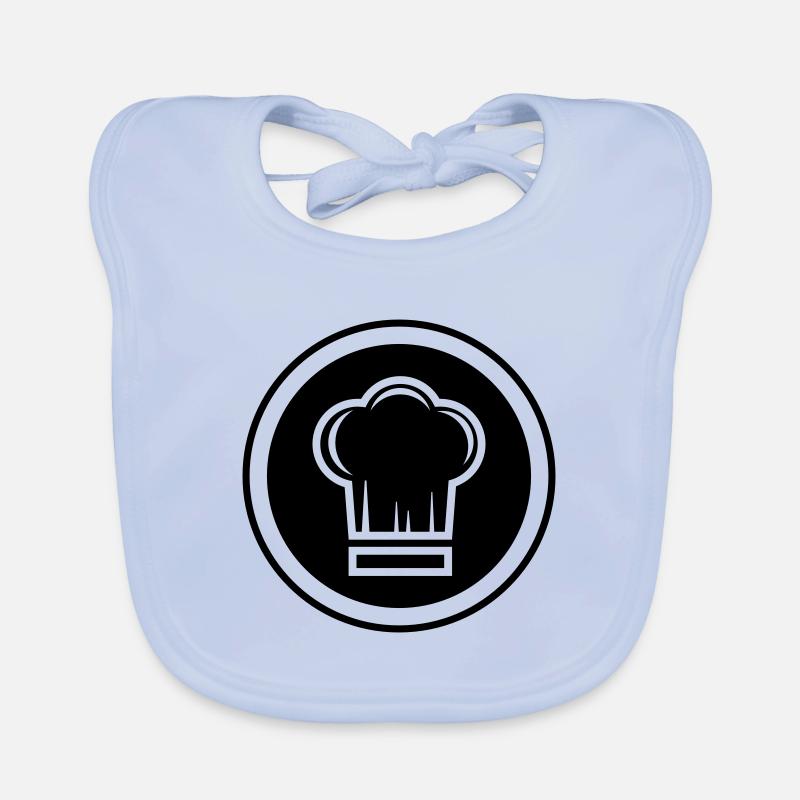 Chef's hat cook Organic Baby Bibs