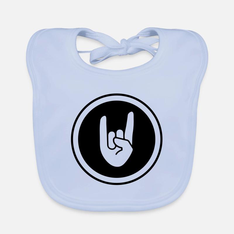 Symbole de la main du parti Bavoir bio Bébé
